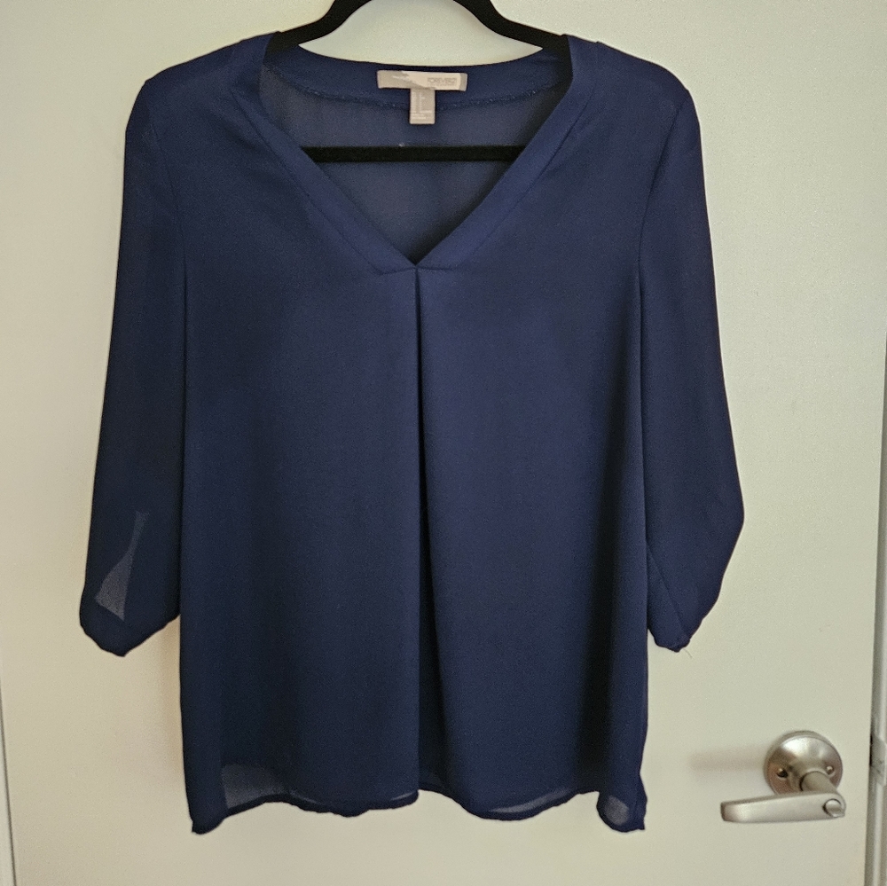 BLUE BLOUSE